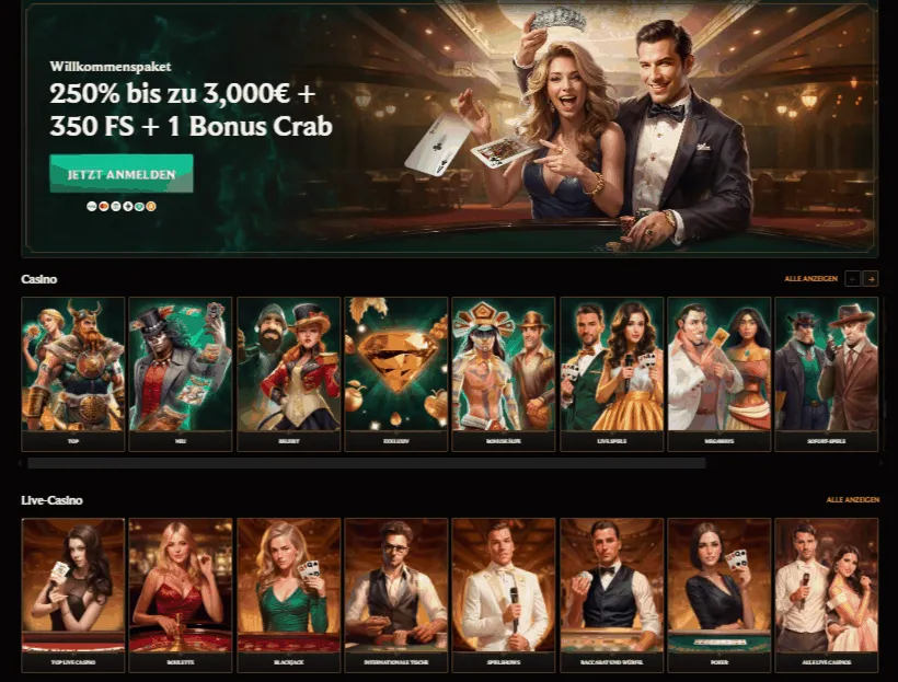 CrownPlay Casino Startseite