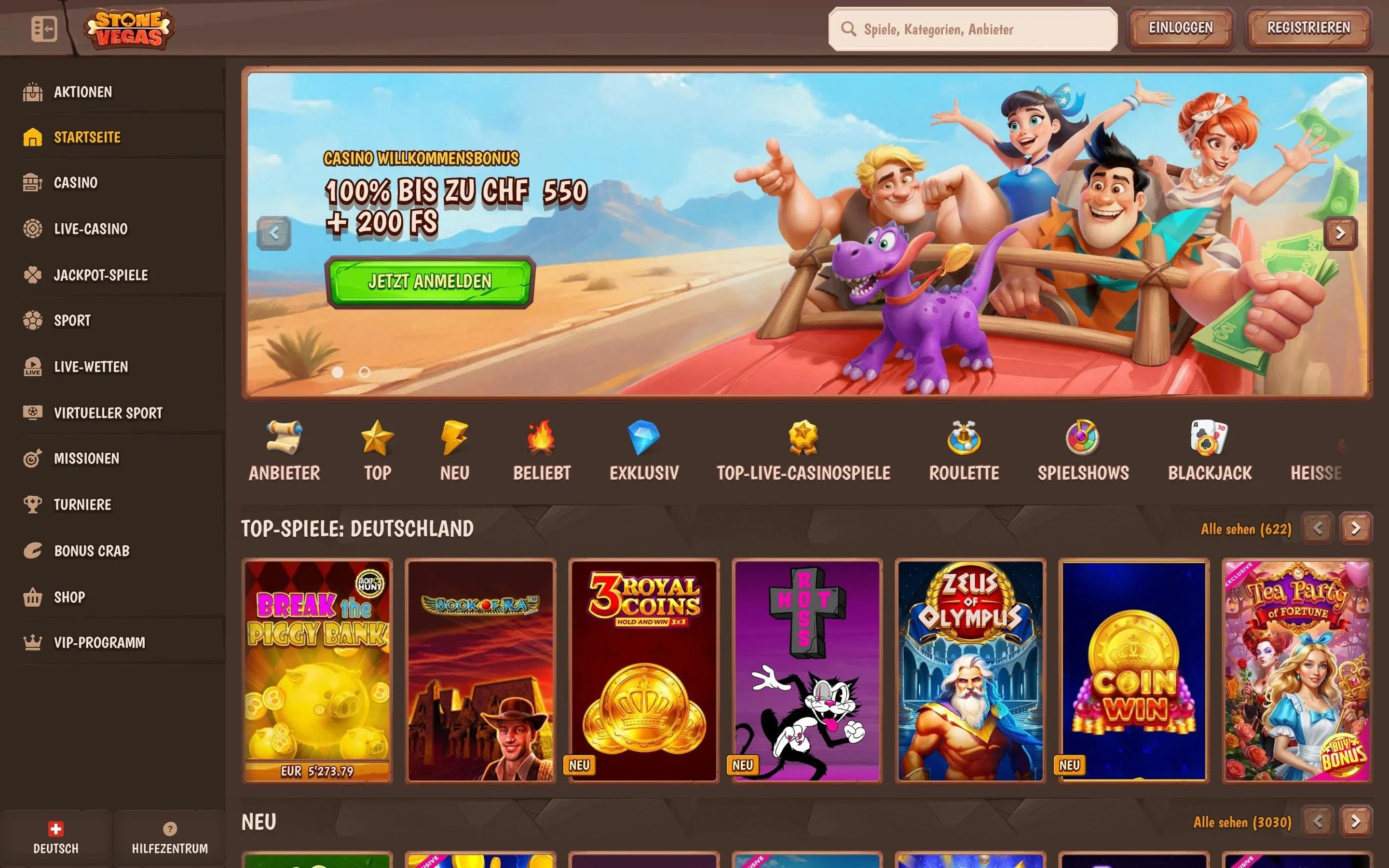 Stone Vegas Mobile Casino